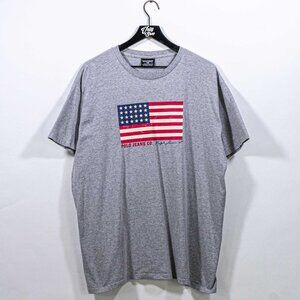 Polo Jeans Co Ralph Lauren Flag T-Shirt XL VTG Y2K Streetwear Skate Hip Hop